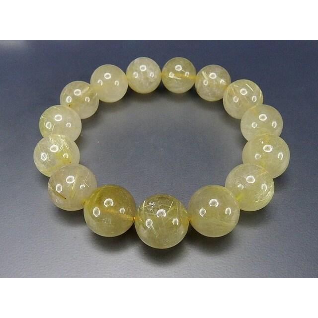 ミックスルチル ブレスレット【大玉 約14mm~16mm】 ミックスルチル