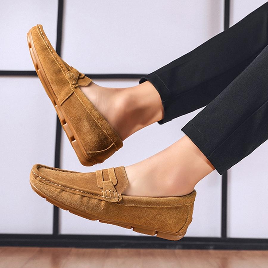 1659円 特別送料無料 Ramemo メンズ 革靴 本革 モカシン ドライビングシューズ フォーマル ビジネスシューズ スリッポン ローファー 春夏秋冬 通勤通学 防水 シンプル 無地 防臭 快適 ウォーキング 履きやすい 歩きやすい 冠婚葬祭