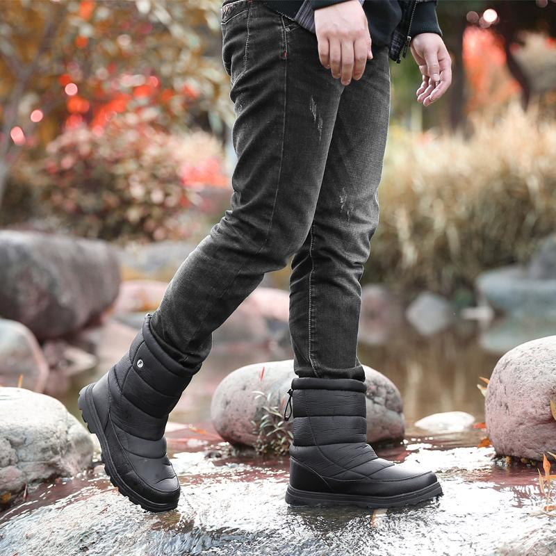 送料無料 スノーブーツ レディース ブーツ メンズ ウィンターブーツ ショート ユニセックス アウトドア ブラック スノーシューズ