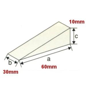 クサビ(豆) 20個入り プラスチック樹脂製 レベル調整用 楔 くさび