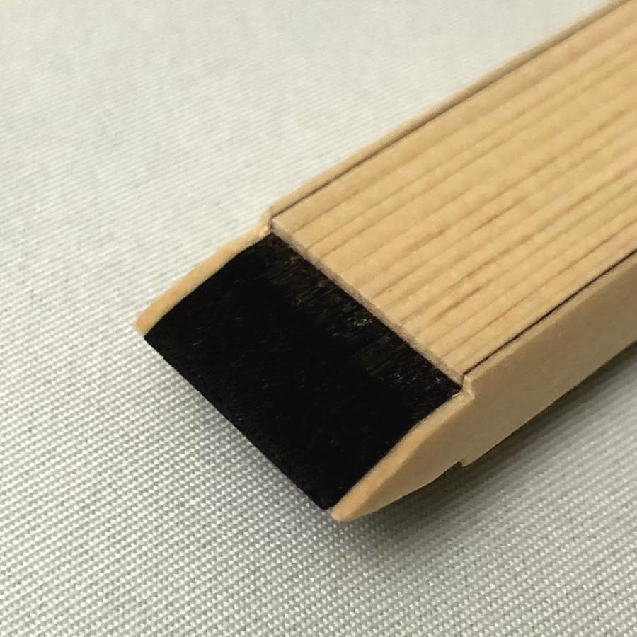 大極上 別製 上塗 漆刷毛 赤毛本通し カシュー筆 太さ:五分(5分/約15mm  