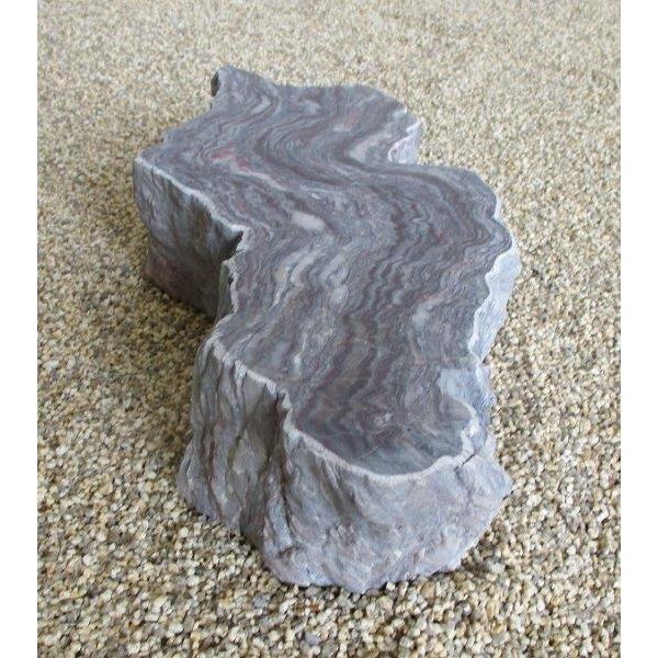 YT-106 伊予紅ホワイト石 花台 石 石製 庭石 飾り石 物置石 石の置物