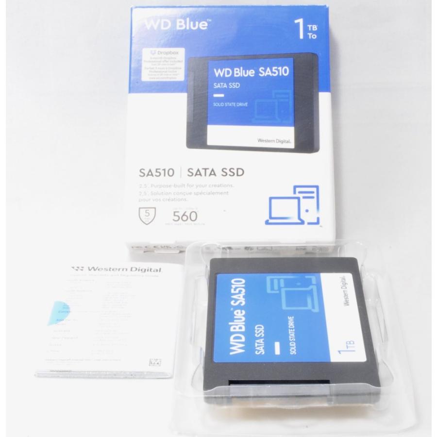 未使用 開封品 WESTERN DIGITAL 内蔵SSD 1TB 2.5インチ SATA接続 SA510 