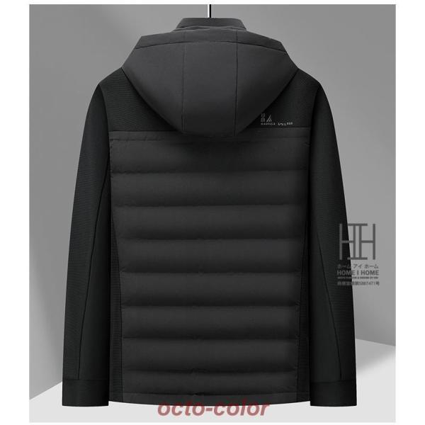 極暖ダウン ダウンジャケット メンズ フード付き ダウンコート