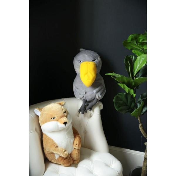 ぬいぐるみ ハシビロコウ 鳥ぬいぐるみ グッズ 動物 雑貨 置物 リアル