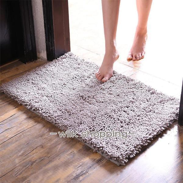 バスマット 吸水 速乾 厚手 足ふきマット ソフト 柔らかい 北欧