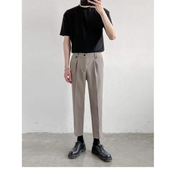 モックネック Tシャツ メンズ 半袖 ゆったり カジュアル プチ