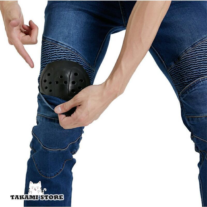新品 海外輸入IRON WORKERS デニムパンツバイクアウトドア膝パット付き バイクパンツ ライダー パンツ バイク用パンツ ジーンズ 膝当て 膝