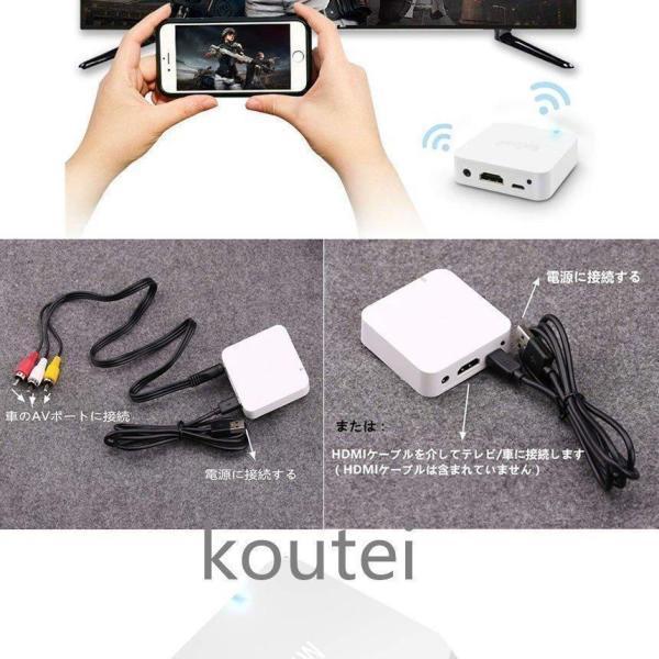 車 WIFI ミラーリング ボックス ワイヤレスディスプレイアダプター