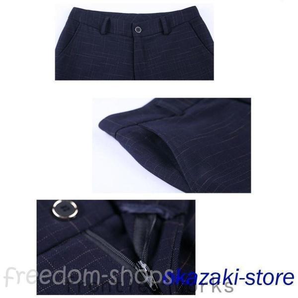 レディース3点セット スーツセット パンツセット チェック柄 20代30代