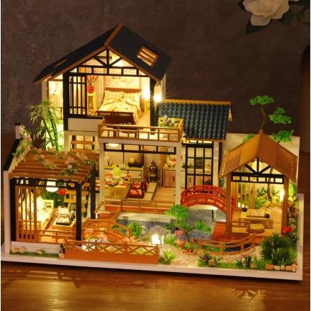 ドールハウス ミニチュアハウス 和風 手作りキット DIY セット