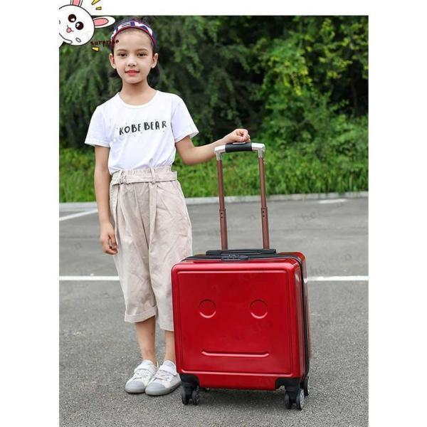 [赤色/24inch] 子供が乗れる キャリーケーススーツケース キャリーバッグ スーツケース 旅行バッグ キッズ 子供用 乗れる 座れる