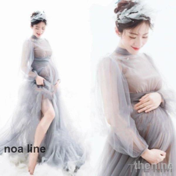 マタニティドレス　マタニティフォト マタニティフォト ワンピース 撮影 マタニティドレス 妊婦写真 透け感