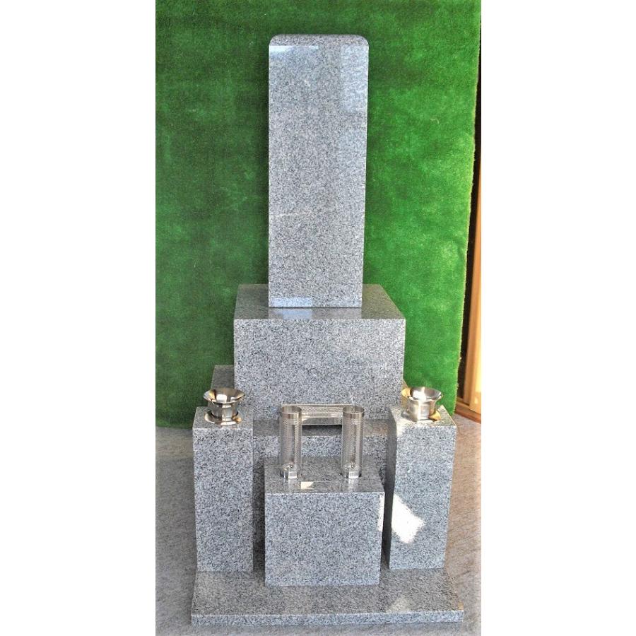 墓石 石碑 高級青御影石 7寸角 一式 文字彫入 運搬 据え付け ステンレス備品一式 納骨所等全てを含む 墓 石長石材 通販 Yahoo ショッピング