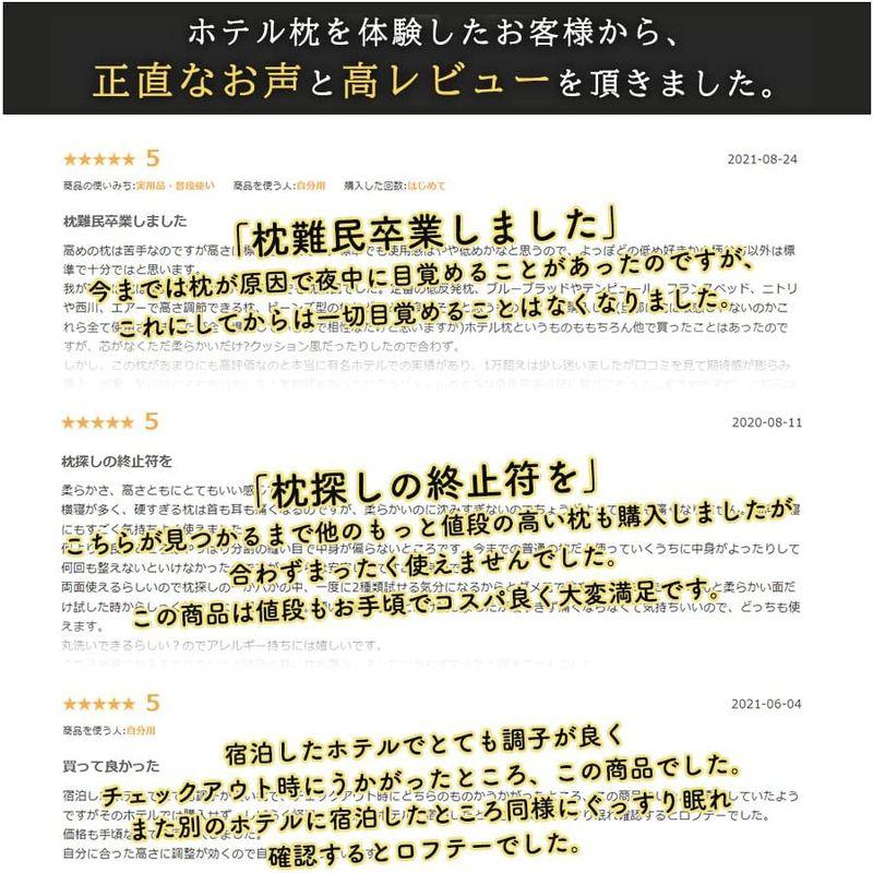 LOFTY 快眠枕 ホテルピロー 枕 低め ホテル仕様 高級 丸洗い可 リバーシブル ( 綿 パイプ ) 一流ホテル採用実績 贅沢 安眠枕 低め 快眠枕 ホテルピロー 枕 ホテル仕様 高級 丸洗い可 リバーシブル 綿 パイプ 一流ホテル採用実績 贅沢 安眠枕