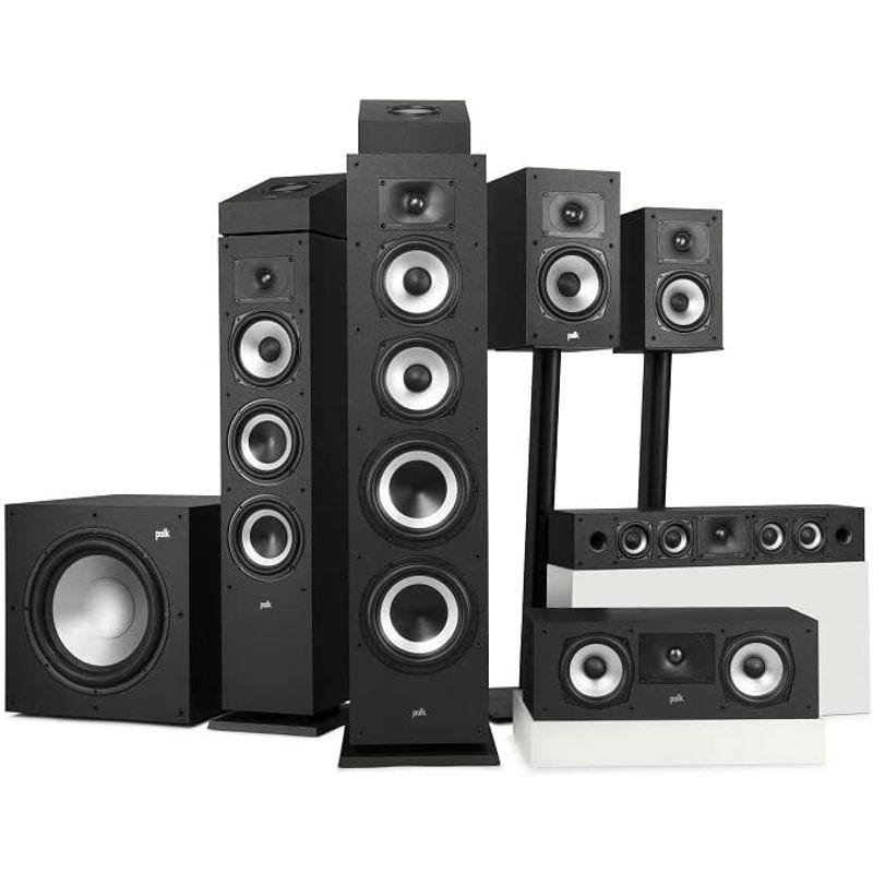 ポークオーディオ POLK AUDIO Monitor XTシリーズ ブックシェルフスピーカー マットブラック MXT20（2台1組） ポークオーディオ MXT20（2台1組）