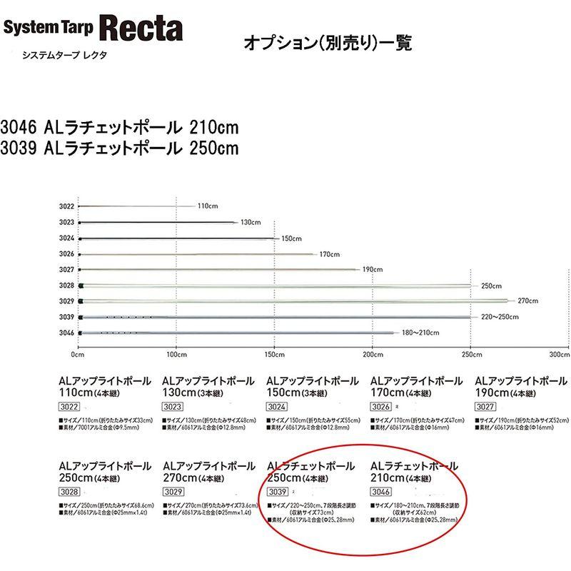 【最安値挑戦中】 ogawa(オガワ) アウトドア キャンプ システムタープ レクタ 350×295cm 3338 【3221957841】(16566円)