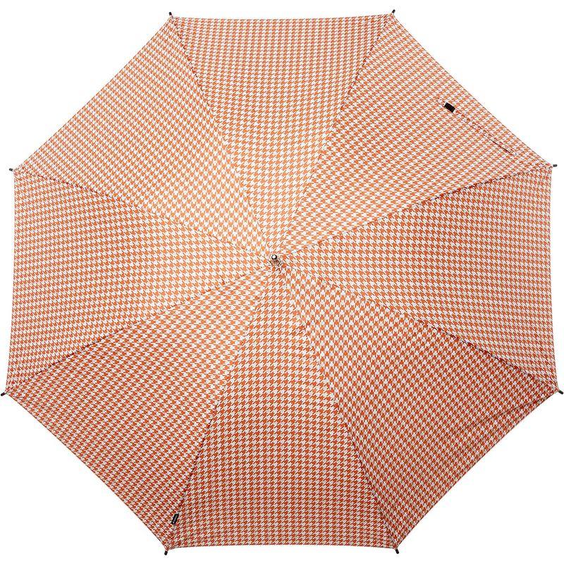 キャスコ(Kasco) ゴルフ傘 Kasco 千鳥柄晴雨兼用ワンタッチ日傘 SBU-028 ホワイト/オレンジ 重量:300g Kasco 重量 300g ゴルフ傘 千鳥柄晴雨兼用ワンタッチ日傘 SBU ホワイト/オレンジ サイズ