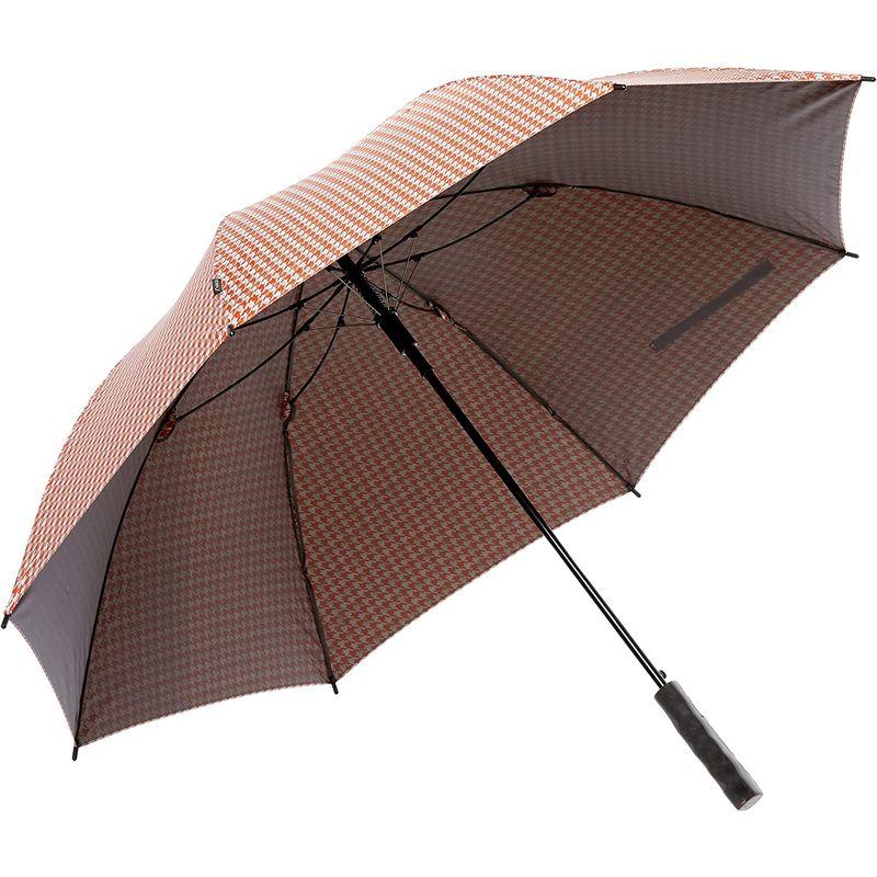 キャスコ(Kasco) ゴルフ傘 Kasco 千鳥柄晴雨兼用ワンタッチ日傘 SBU-028 ホワイト/オレンジ 重量:300g Kasco 重量 300g ゴルフ傘 千鳥柄晴雨兼用ワンタッチ日傘 SBU ホワイト/オレンジ サイズ
