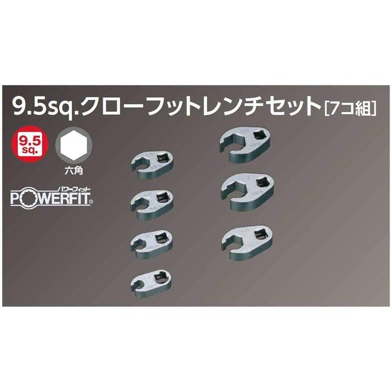 京都機械工具(KTC) ネプロス クローフットレンチセット NTBNS307 