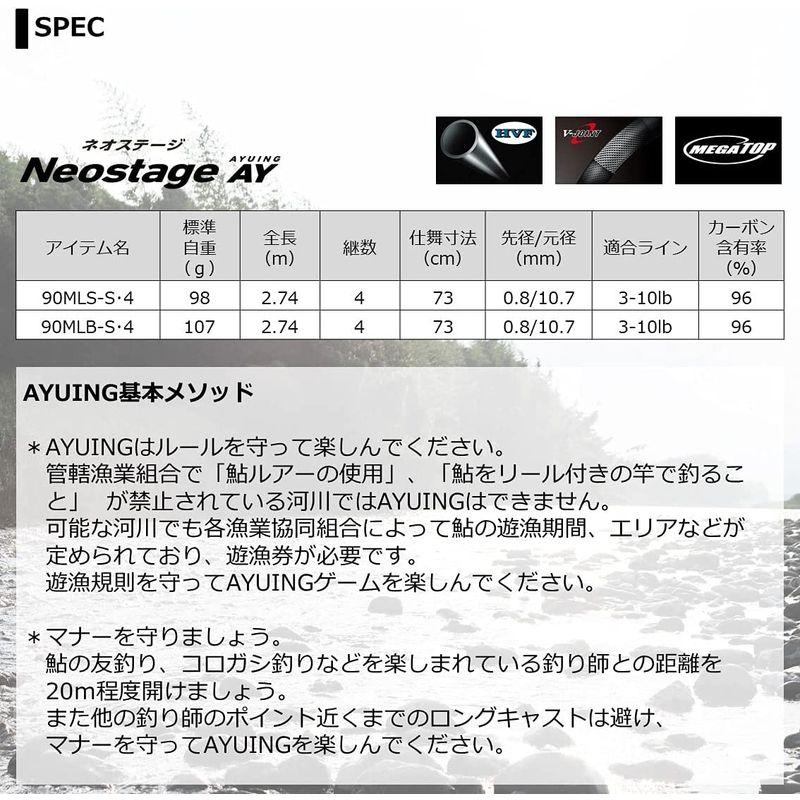 （新品,未開封） ダイワ ネオステージ アユイング 90MLB-S・4 2021年モデル 【H3705201906】(19052円)