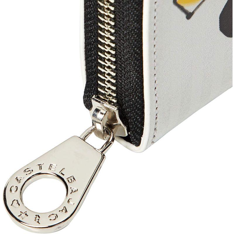 カステルバジャック ココ小物 ラウンドファスナー 長財布 78615 シロ あり ココ小物 ラウンドファスナー 長財布 シロ