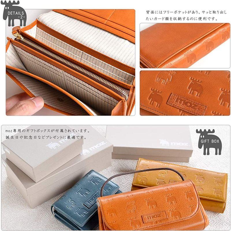 モズ moz 長財布 レディース 本革 大容量 フラップ ロングウォレット NO.86011 (キャメル) moz 長財布 レディース 本革 大容量 フラップ ロングウォレット NO キャメル レザー