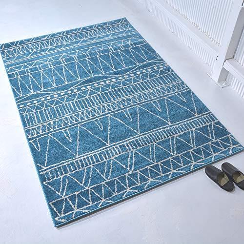 RUGS-FACT0RYRUGS-FACT0RY ラグ ラグマット 絨毯 ペトロ ブルー 160x230cm