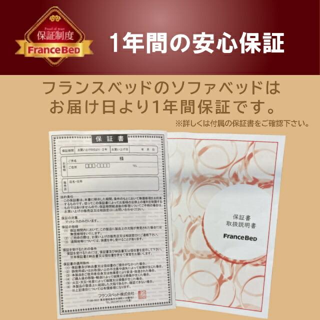 開梱・設置無料 フランスベッド ワーモ2 ソファーベッド シングル ソファにもベッドにもなる省スペース2Wayソファベッド 引き出しタイプ クッション付き｜iskagu｜09