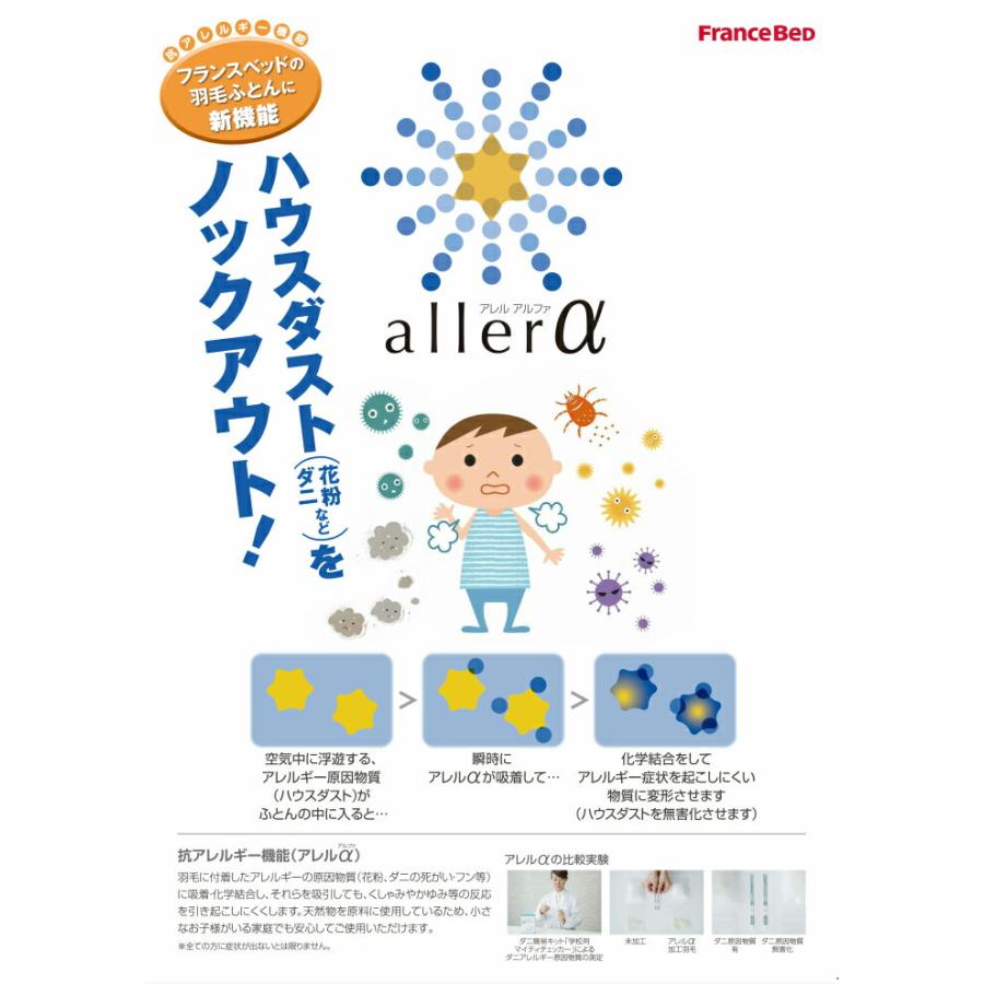 フランスベッド（FRANCEBED） 送料無料 カバープレゼント 羽毛布団 AS