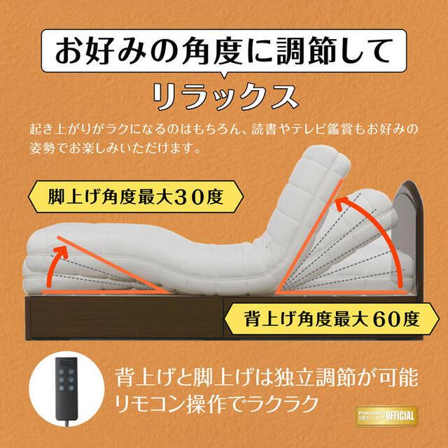フランスベッド（FRANCEBED） 開梱設置無料 電動リクライニング