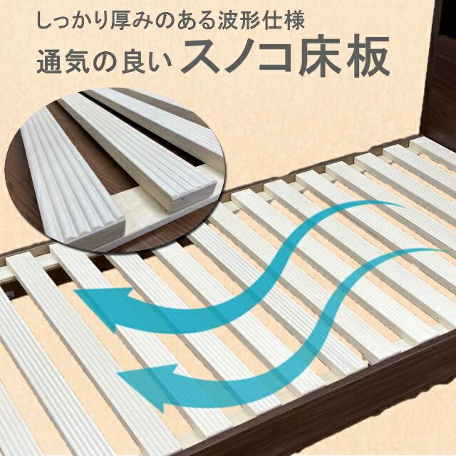 【新品】 フランスベッド ダブル マットセット スコット レッグ EFMHマットレス キャビネット コンセント ミディアムハード 羊毛入り 防菌防臭 防ダニ加工 組立設置無料 【SKC1851036451】(65550円)