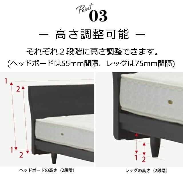 フランスベッド（FRANCEBED） STB-04 フレームのみ ワイドダブル