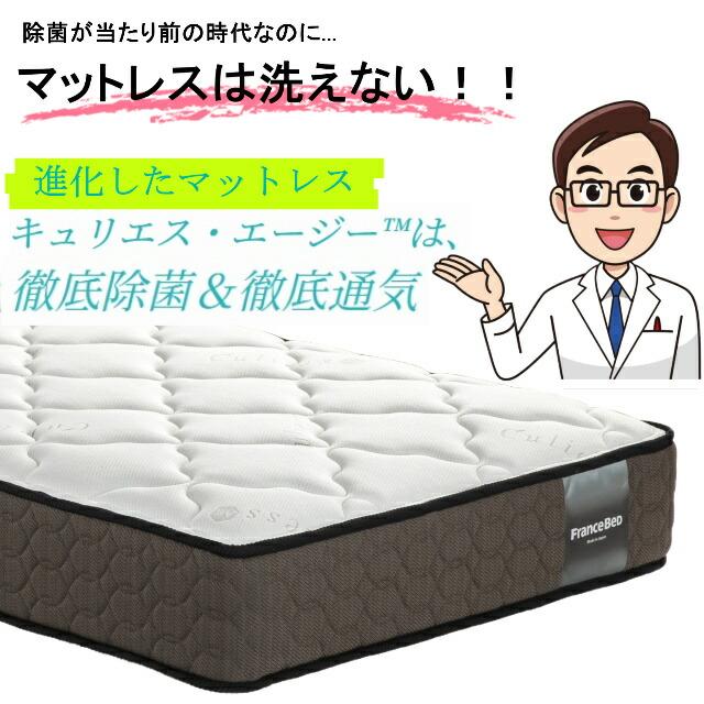 特別価格 ベッドセット フランスベッド ダブル PR70-06C LG TW-106AgPWα-MON マットレス ミディアムソフト マットセット 日本製 設置無料_13