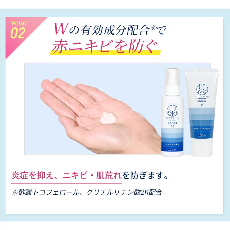 イスクラファージフルセット【大容量】美容液 100ml 洗顔料 200ml 化粧水 120ml 乳液 100ml| バクテリオファージ ファージ 吹き出物 背中ニキビ |  | 11