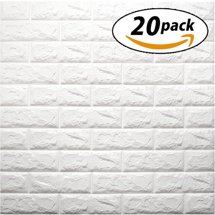 再再販 Isl ウォールステッカー 白レンガ調 クッションプラス 極厚 断熱仕様 3dクッション壁紙 70cm 77cm 枚セット 超目玉 Studiostodulky Cz