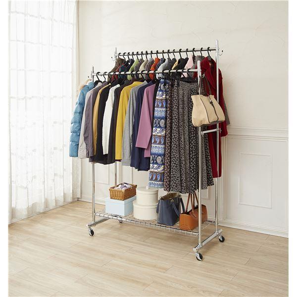 楽天 頑丈 ハンガーラック 衣類収納 ダブル 幅1cm スチール製 収納棚 キャスター付き 店舗 ベッドルーム リビング Ds Island Banana 通販 Yahoo ショッピング 柔らかい Www Htsstlucia Org
