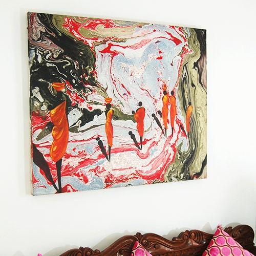 バリアート 絵画 インテリア 壁掛け アートパネル おしゃれ アクリル画 