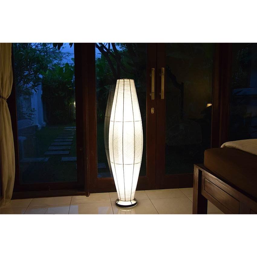 LED電球付 アジアン照明 おしゃれ照明 フロアライト フロア