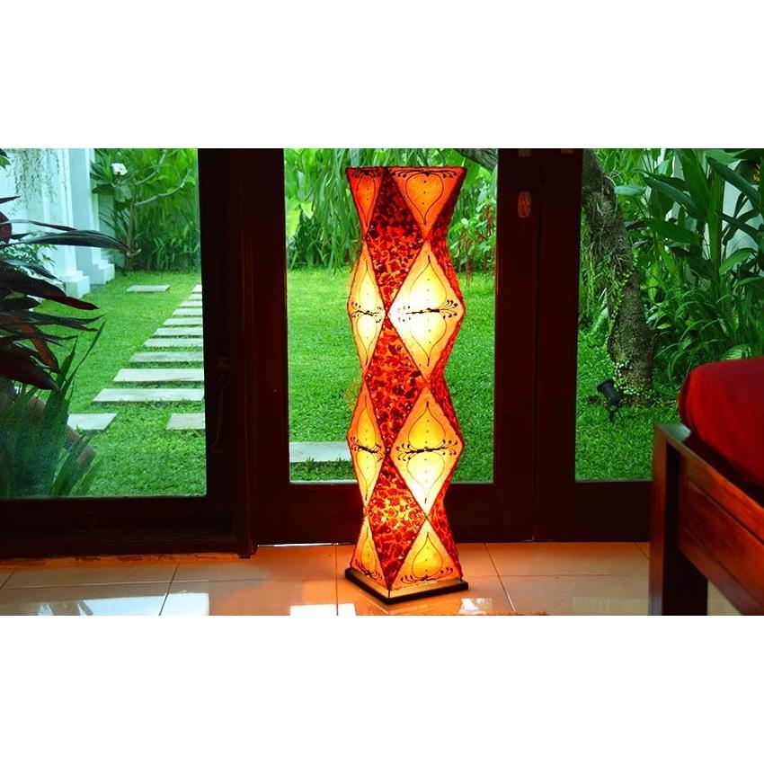 LED電球付 アジアン照明 おしゃれ照明 フロアライト フロアスタンド