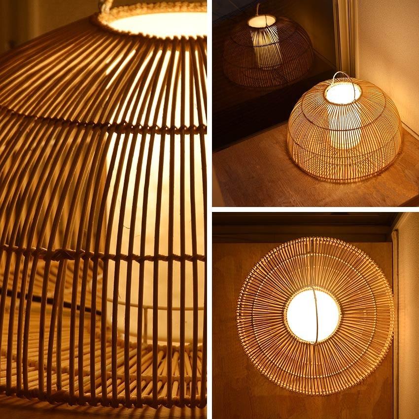 LED電球付 間接照明 おしゃれ スタンド 和モダン 和風 アジアン ラタン