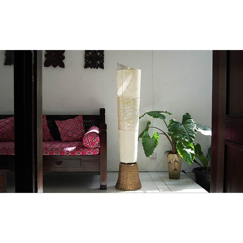 【LED電球付】おしゃれ 照明器具 スタンド照明 フロアライト アジアン 和風 北欧 西海岸 フロアスタンド インテリア照明 間接照明 送料無料 ルビナ 再