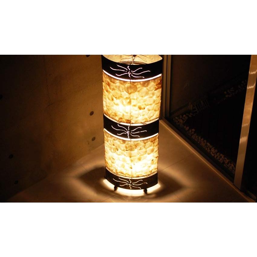 LED電球付 アジアン 照明器具 おしゃれ スタンド照明 フロアライト 床