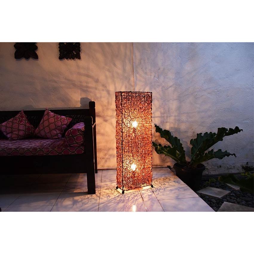 LED電球付 アジアン照明 おしゃれ照明 フロアライト フロアスタンド