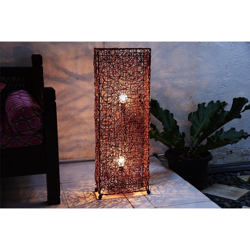 LED電球付 アジアン照明 おしゃれ照明 フロアライト フロアスタンド