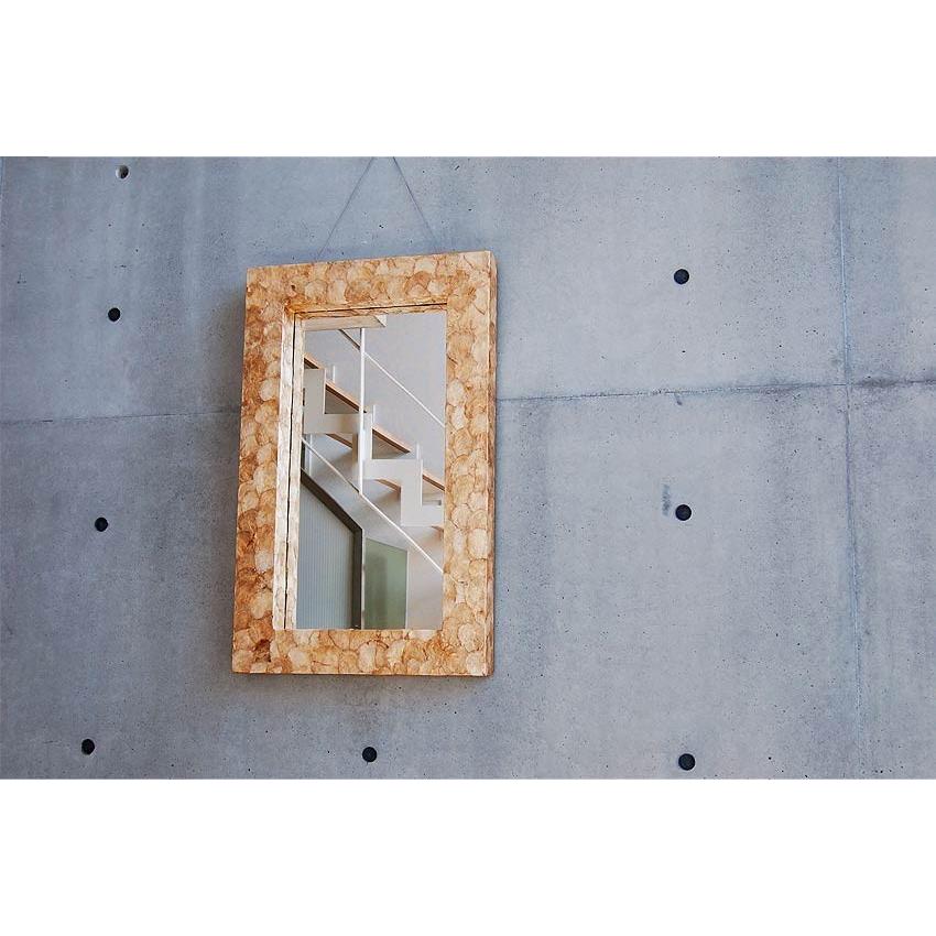 鏡 おしゃれミラー 壁掛け鏡 ウォールミラー 角型 洗面所 玄関