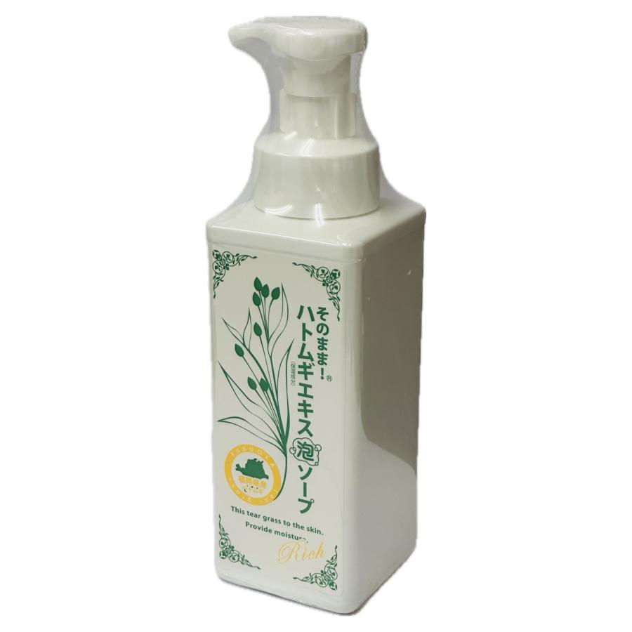 そのまま！ハトムギエキス泡ソープ リッチ 500ml : 愛らんどびゅーてぃ