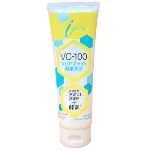 Stay Free i-samu VC-100 クリアブライト 酵素洗顔フォーム 150g : 愛