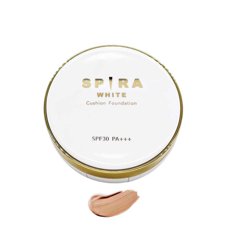 欲針クッションファンデ SPIRA WHITE ライトベージュ 15g : 愛らんど