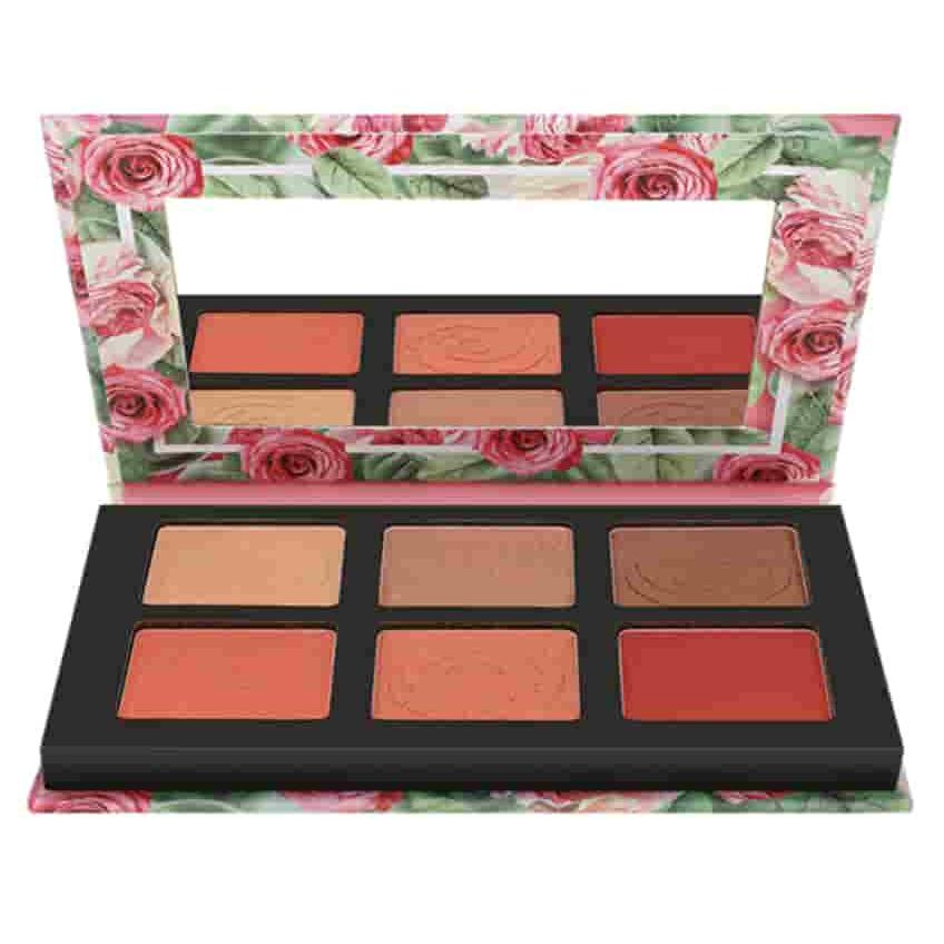 W7 ベリーヴィーガン ガーデンパーティー チークパレット 6色 : 愛